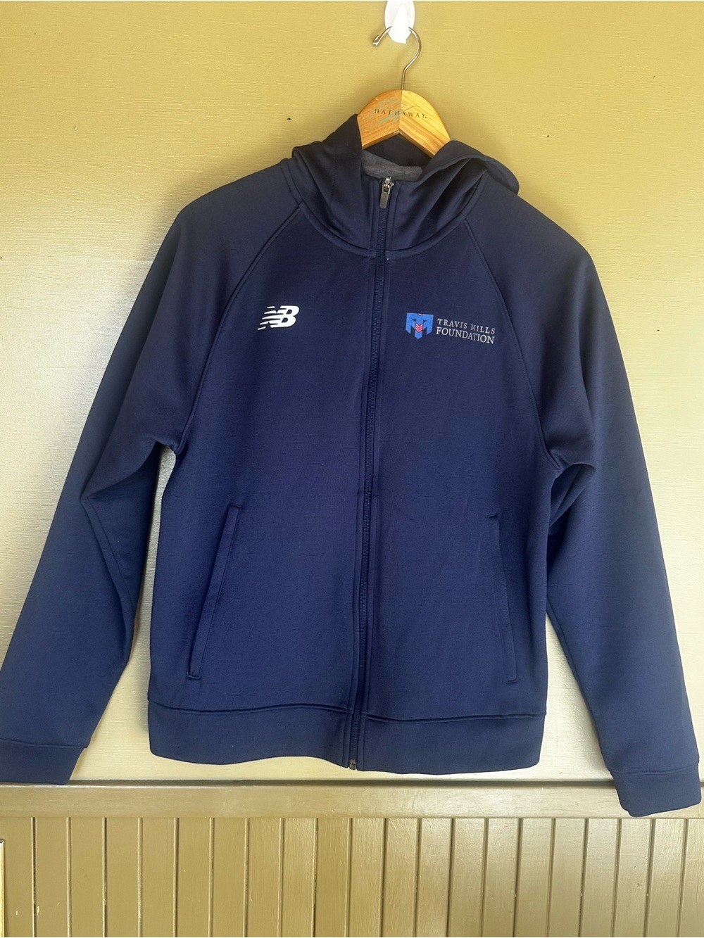 New Balance Full Zip Travis Mills Foundation Charity Athletic Hoodie